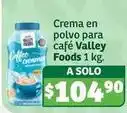 Soriana Híper Valley foods - crema en polvo para café oferta