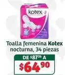 Soriana Híper Kotex - toalla femenina nocturna oferta