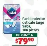 Soriana Híper Saba - pantiprotector delicate largo oferta