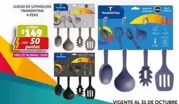 Soriana Mercado Tramontina - juego de utensilios oferta