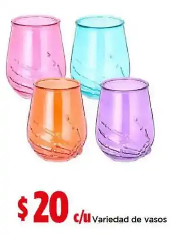 Variedad de vasos