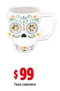 Bodega Aurrerá Taza calavera oferta