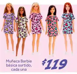 Soriana Híper Muñeca Barbie básica surtido oferta