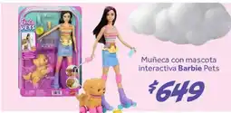 Soriana Híper Barbie Muñeca con mascota interactiva oferta