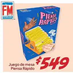 Soriana Híper Fotorama Piensa Rápido oferta