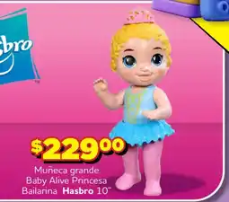 Soriana Mercado Hasbro Muñeca grande Baby Alive Princesa Bailarina oferta