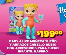 Soriana Mercado Baby Alive Muñeca Sueño Y Abrazos Cabello Rubio oferta