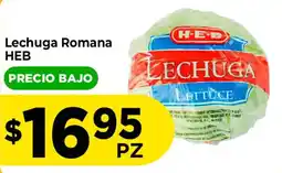 HEB H-E-B Lechuga Romana oferta