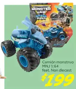 Soriana Híper Camión monstruo mnj 1:64 feat. non dlecast oferta