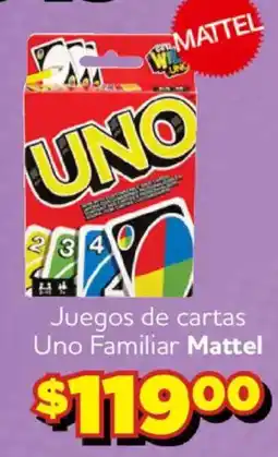 Soriana Mercado Mattel Uno Familiar oferta