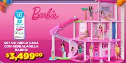Soriana Mercado Barbie set de juego casa con resbaladilla oferta