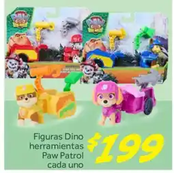 Soriana Híper Paw Patrol Figuras Dino herramientas oferta