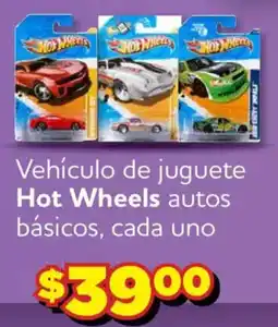 Soriana Mercado Hot Wheels autos basicos oferta