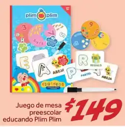 Soriana Híper Plim Plim Juego de mesa preescolar educando oferta
