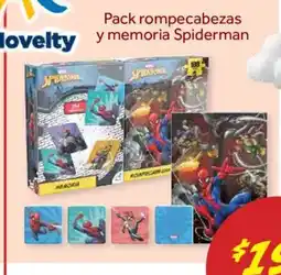 Soriana Híper lovelty Pack rompecabezas y memoria Spiderman oferta