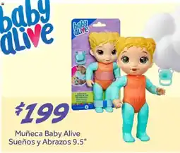 Soriana Híper Baby Alive Muñeca Baby Alive Sueños y Abrazos oferta