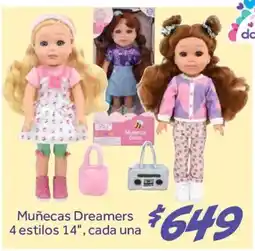 Soriana Híper Dreamers Muñecas oferta