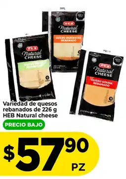 HEB HEB Natural cheese oferta