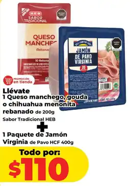HEB H-E-B Queso Manchego oferta