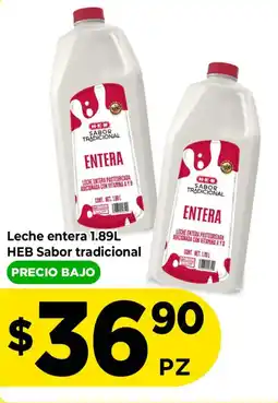 HEB HEB leche entera oferta