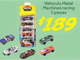 Soriana Híper Vehículo Metal Machines racing 5 piezas oferta