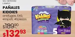 Woolworth Kiddies pañales antifugas etapa5, 40piezas oferta