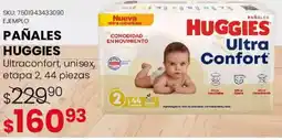 Woolworth Pañales huggies ultraconfort, unisex, etapa 2, 44 piezas oferta