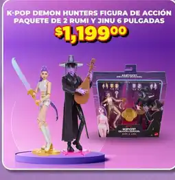 Soriana Express K-pop demon hunters figura de acción oferta