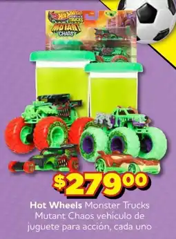 Soriana Express Hot Wheels Monster Trucks Mutant Chaos oferta