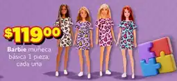 Soriana Express Barbie muñeca básica oferta