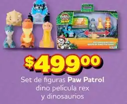 Soriana Express Paw Patrol dino película rex y dinosaurios oferta