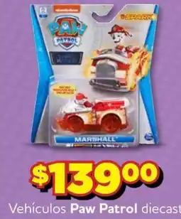 Soriana Express Paw Patrol Vehículos oferta