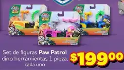 Soriana Express Paw Patrol dino herramientas oferta