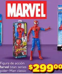 Soriana Express marvel titan series spider-man classic oferta