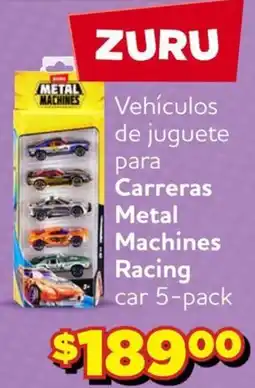 Soriana Express Zuru Metal Machines Racing car 5-pack oferta