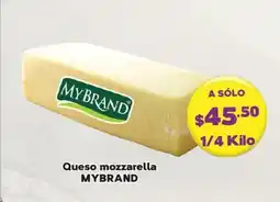 Super Aki Mybrand queso mozzarella oferta