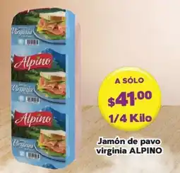 Super Aki Alpino jamón de pavó virginia oferta