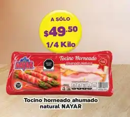 Super Aki Nayar tocino horneado ahumado natural oferta