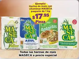 Super Aki Maseca todas las harinas de maiz oferta