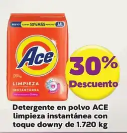 Super Aki Detergente en polvo ACE limpieza instantánea con toque downy oferta