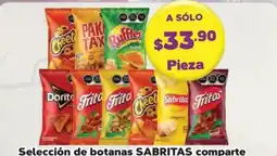 Super Aki Selección de botanas SABRITAS comparte oferta