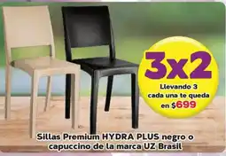 Super Aki Uz Brasil Sillas Premium Hydra Plus negro o capuccino oferta