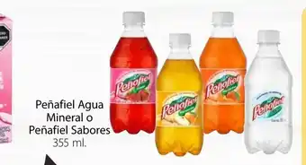 Soriana Mercado Peñafiel Agua Mineral o Peñafiel Sabores 355 ml oferta