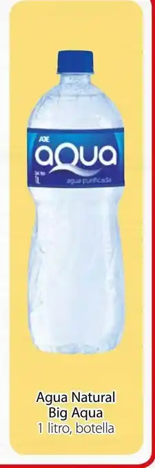 Soriana Mercado Agua Natural Big Aqua 1 Litro, Botella oferta