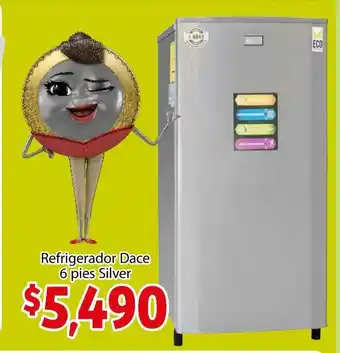 Soriana Mercado Refrigerador Dace 6 Pies Silver oferta