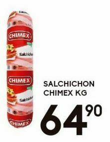 Alsuper Salchichón Chimex oferta