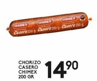 Alsuper Chorizo Casero Chimex 200g oferta