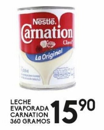 Alsuper Leche Evaporada Carnation 360g oferta