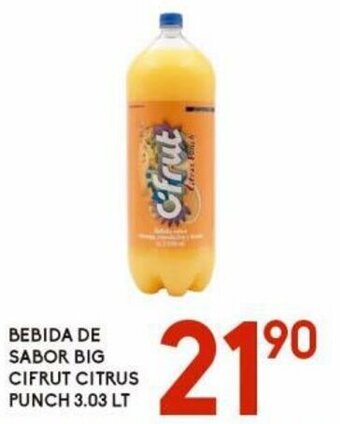 Alsuper Bebida de Sabor Big Cifrut Citrus Punch 3.03L oferta