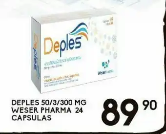 Alsuper Deples 50/3/300mg Weser Pharma 24 cápsulas oferta